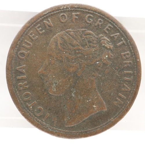 162 - Victorian token: Benjamin Fielding, Corn Dealer & Cheese Factor, Oldham. UK P&P Group 0 (£6+VAT for ... 