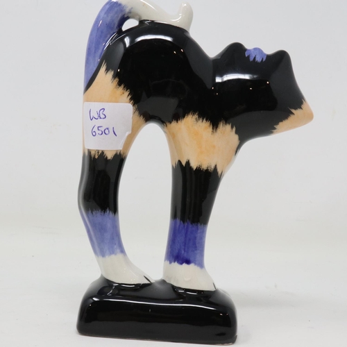 233 - Lorna Bailey cat, Rafa, no cracks or chips, H: 14 cm. UK P&P Group 1 (£16+VAT for the first lot and ... 