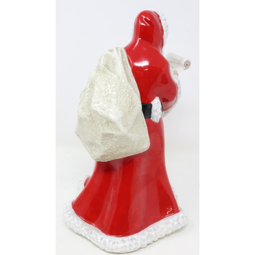 234 - Royal Doulton Father Christmas, HN3399, no cracks or chips, H: 26 cm. UK P&P Group 2 (£20+VAT for th... 