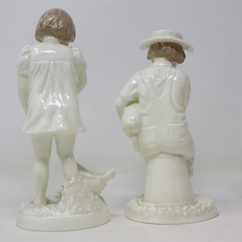 258 - Two Royal Worcester Spink limited edition figurines, Feeding Henrietta 19/5000 and Pick of the Litte... 