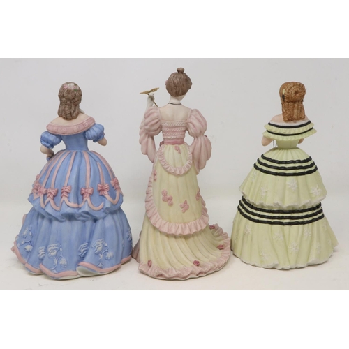 271 - Three limited edition Wedgwood figurines for Spink, The Imperial Banquet 5559/10000, The Turn of the... 