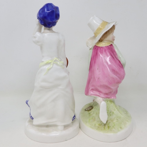 297 - Two Royal Doulton figurines from The Nursey Rhymes collection, Little Bo-peep HN3030, and Tom, Tom t... 