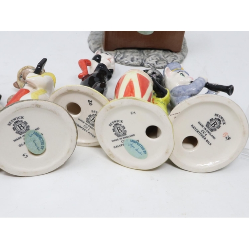 340 - Ten piece Beswick cat band, two instruments loose but present, largest H: 11 cm. UK P&P Group 2 (£20... 