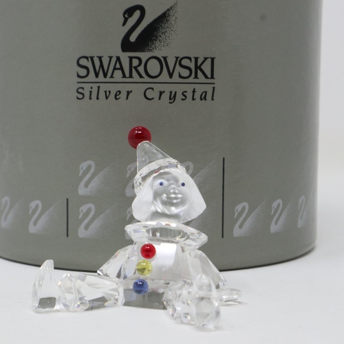 416 - Swarovski Crystal clown, boxed. UK P&P Group 1 (£16+VAT for the first lot and £2+VAT for subsequent ... 