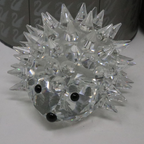 430 - Four Swarovski miniatures, hedgehog, car, lute and a turtle, all boxed. UK P&P Group 2 (£20+VAT for ... 