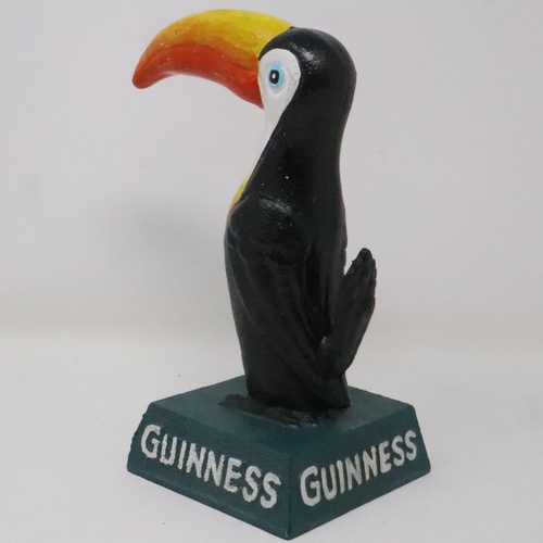 442 - Cast iron Guinness advertising toucan, H: 21 cm. UK P&P Group 3 (£30+VAT for the first lot and £8+VA... 