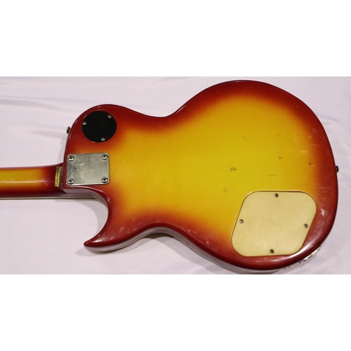 457 - Vintage electric start style guitar Les Paul style. Not available for in-house P&P