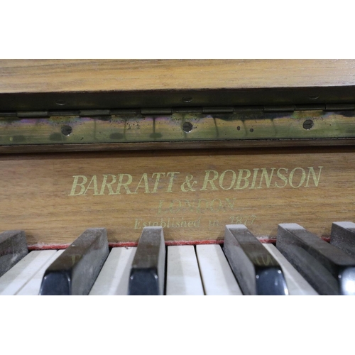 458 - Barratt & Robinson of London piano. Not available for in-house P&P