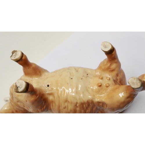 195A - Beswick Highland cattle and calf (3), cows horn reglued, largest L: 21 cm. UK P&P Group 3 (£30+VAT f... 