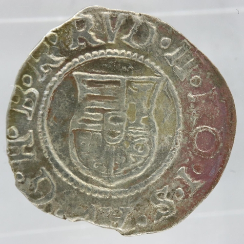 2108 - Medieval hammered silver Hungarian denar, 16th century, gVF. UK P&P Group 0 (£6+VAT for the first lo... 