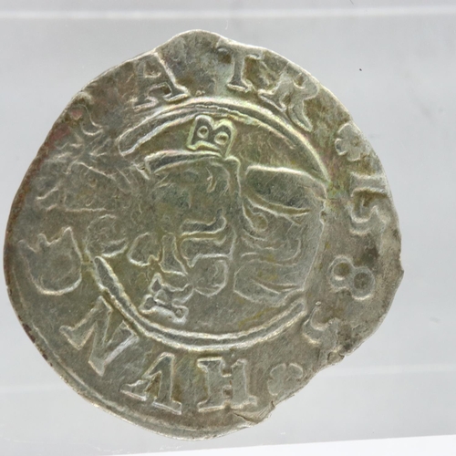 2108 - Medieval hammered silver Hungarian denar, 16th century, gVF. UK P&P Group 0 (£6+VAT for the first lo... 