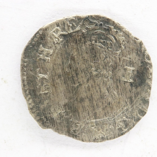 2171 - Silver hammered penny of Charles I, VF grade, crease and clip. UK P&P Group 0 (£6+VAT for the first ... 