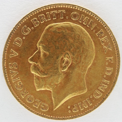 2101 - 1911 half sovereign of George V, London mint. UK P&P Group 0 (£6+VAT for the first lot and £1+VAT fo... 