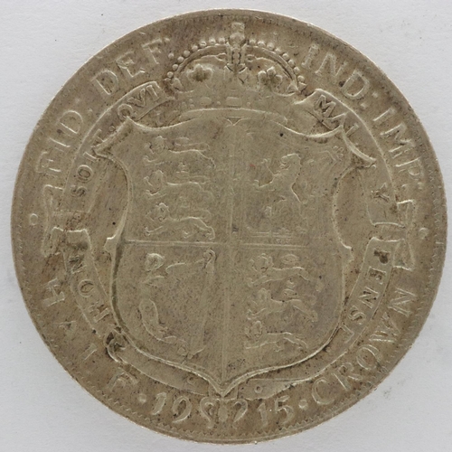 2102 - 1915 silver half crown of George V. UK P&P Group 0 (£6+VAT for the first lot and £1+VAT for subseque... 