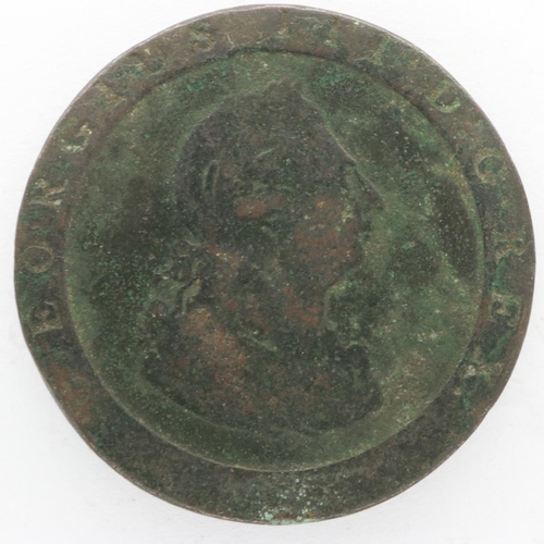 2111 - 1797 copper cartwheel penny of George III. UK P&P Group 0 (£6+VAT for the first lot and £1+VAT for s... 