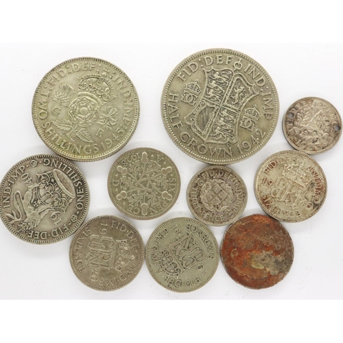 2123 - Mixed UK silver denominations. UK P&P Group 0 (£6+VAT for the first lot and £1+VAT for subsequent lo... 