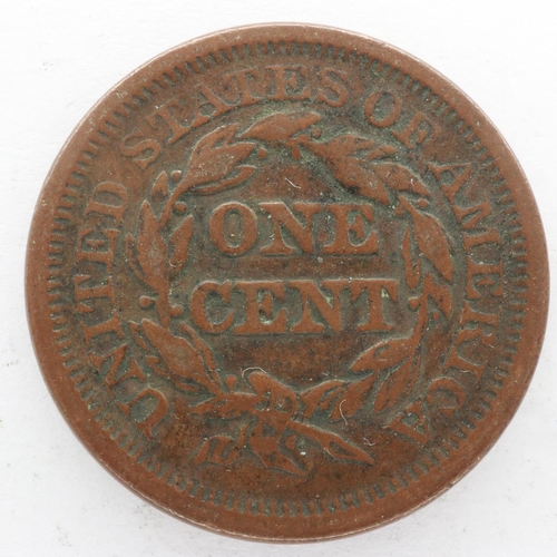 2132 - 1851 USA Colonial large copper cent. UK P&P Group 0 (£6+VAT for the first lot and £1+VAT for subsequ... 