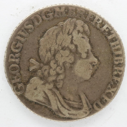 2150 - 1723 silver South Sea Company shilling of George I. UK P&P Group 0 (£6+VAT for the first lot and £1+... 