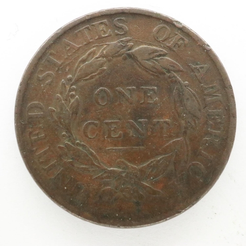 2151 - 1818 USA Colonial large copper cent. UK P&P Group 0 (£6+VAT for the first lot and £1+VAT for subsequ... 