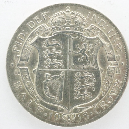 2161 - 1918 silver half crown of George V. UK P&P Group 0 (£6+VAT for the first lot and £1+VAT for subseque... 