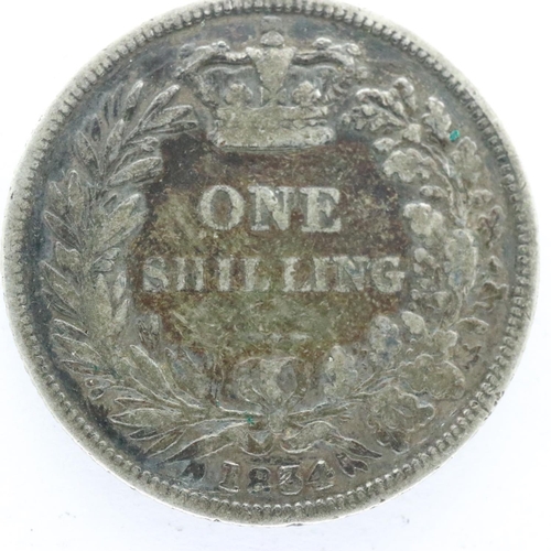 2163 - 1834 silver shilling of William IV. UK P&P Group 0 (£6+VAT for the first lot and £1+VAT for subseque... 