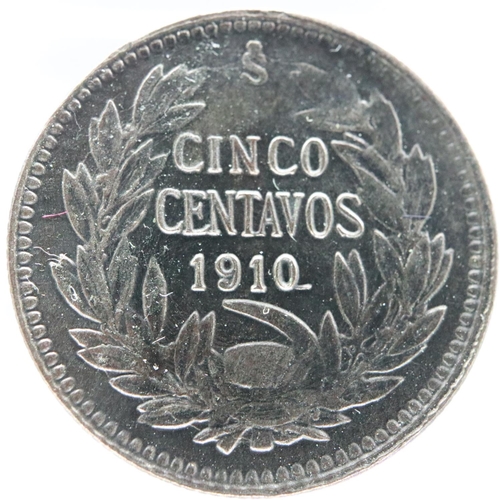 2165 - 1910 Chilean 5 Centavos. UK P&P Group 0 (£6+VAT for the first lot and £1+VAT for subsequent lots)