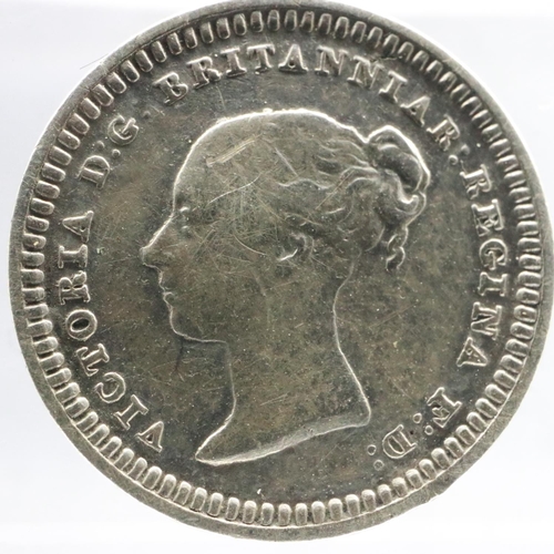 2170 - 1843 silver Three-Half-Pence of Queen Victoria. UK P&P Group 0 (£6+VAT for the first lot and £1+VAT ... 