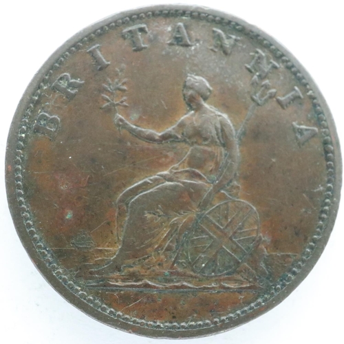 2196 - 1806 halfpenny of George III - HY06-1BN, VF. UK P&P Group 0 (£6+VAT for the first lot and £1+VAT for... 