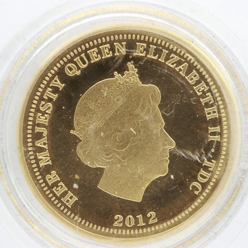 2051 - 2012 Double Jubilee Double Portrait full sovereign, boxed with CoA. UK P&P Group 0 (£6+VAT for the f... 