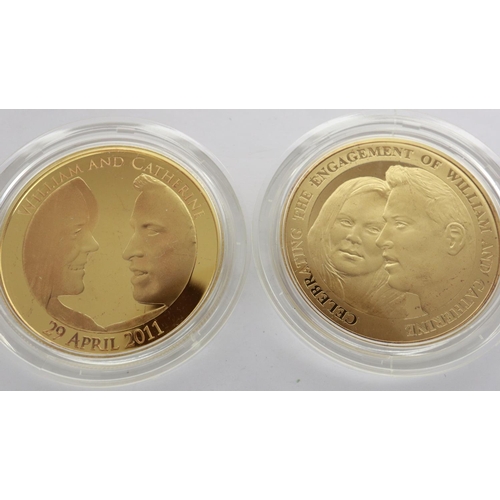 2055 - 2011 Royal Wedding two coin silver proof set, boxed with CoAs. UK P&P Group 0 (£6+VAT for the first ... 