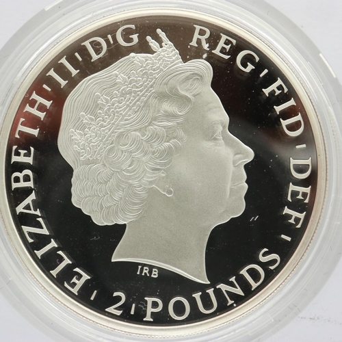 2056 - 2014 1oz silver Britannia, boxed with CoA. UK P&P Group 0 (£6+VAT for the first lot and £1+VAT for s... 