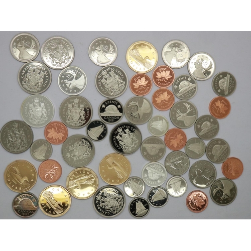 2085 - A quantity of Canadian UNC / proof examples. UK P&P Group 1 (£16+VAT for the first lot and £2+VAT fo... 