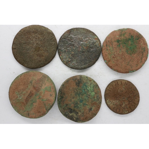 2096 - A collection of metal-detect Medieval coins and tokens. UK P&P Group 0 (£6+VAT for the first lot and... 