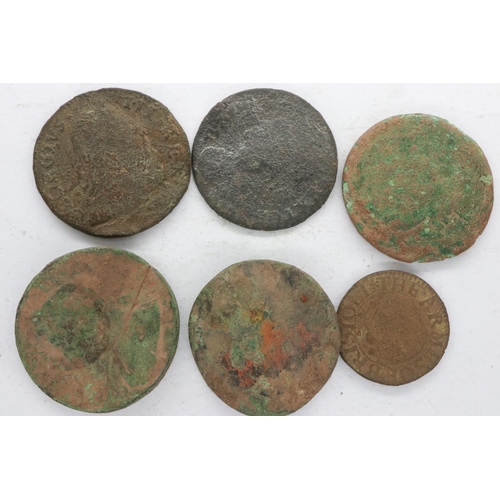 2096 - A collection of metal-detect Medieval coins and tokens. UK P&P Group 0 (£6+VAT for the first lot and... 