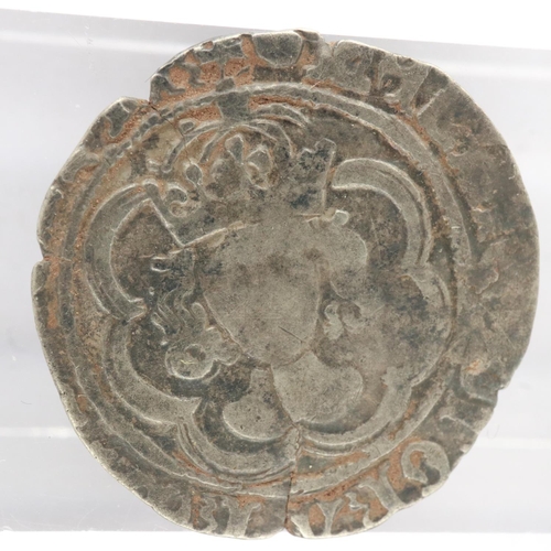 2098 - Hammered silver groat of Edward III. UK P&P Group 0 (£6+VAT for the first lot and £1+VAT for subsequ... 