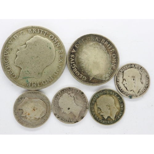 2099 - Victorian and later silver denominations, mixed grades. UK P&P Group 0 (£6+VAT for the first lot and... 