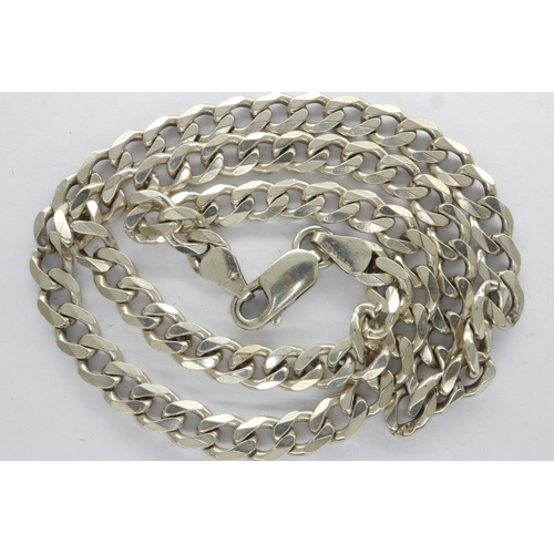 17 - 925 silver neck chain, L: 40 cm. UK P&P Group 1 (£16+VAT for the first lot and £2+VAT for subsequent... 