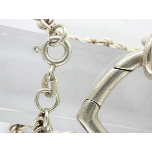 30 - Two 925 silver bracelets, largest L: 18 cm. UK P&P Group 1 (£16+VAT for the first lot and £2+VAT for... 