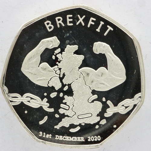 103 - Commemorative 50p coin, Brexfit. UK P&P Group 1 (£16+VAT for the first lot and £2+VAT for subsequent... 