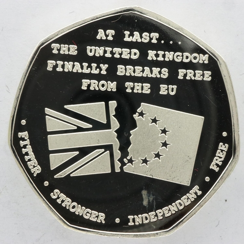 103 - Commemorative 50p coin, Brexfit. UK P&P Group 1 (£16+VAT for the first lot and £2+VAT for subsequent... 