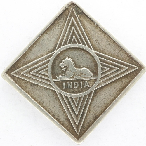134 - Silver army temperance association medallion. UK P&P Group 1 (£16+VAT for the first lot and £2+VAT f... 