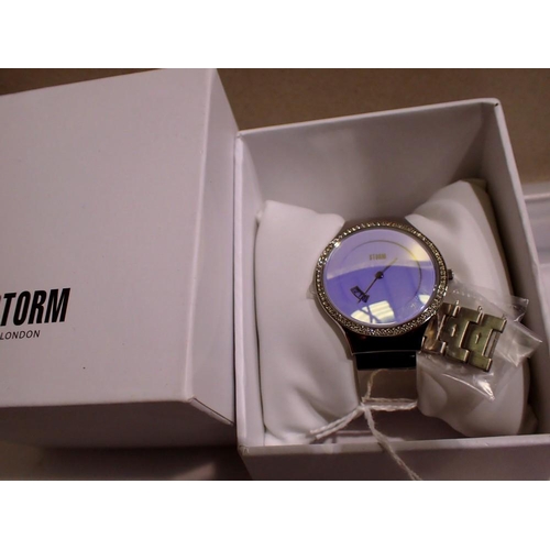 1061 - Boxed ladies wristwatch by Storm, requires battery. UK P&P Group 1 (£16+VAT for the first lot and £2... 