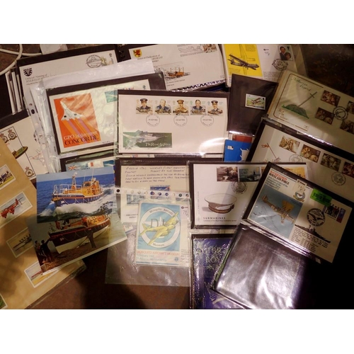 1100 - Mixed first day covers including an RNLI album. UK P&P Group 1 (£16+VAT for the first lot and £2+VAT... 