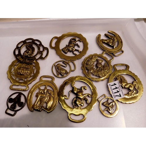 1117 - Collection of horse brasses. UK P&P Group 1 (£16+VAT for the first lot and £2+VAT for subsequent lot... 