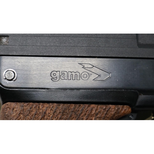 152 - Gamo Compact single stroke pneumatic target air pistol .177, with match trigger and case. UK P&P Gro... 