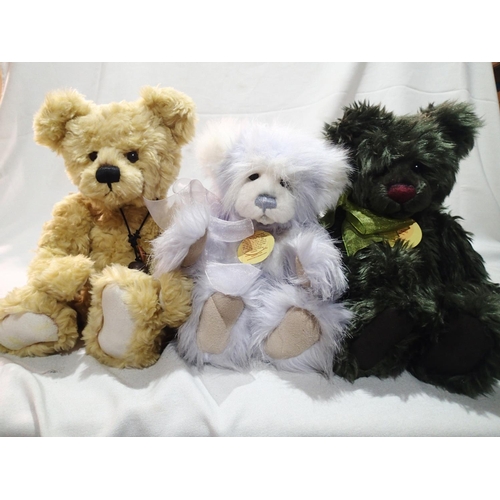 2073 - Three Charlie Bears including, Brook, Ivy and Nancy. All with tags. UK P&P Group 1 (£16+VAT for the ... 