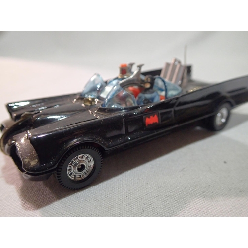 2086 - Corgi Batmobile, bat boat and helicopter set 40, contents near mint condition, batcopter has one bla... 