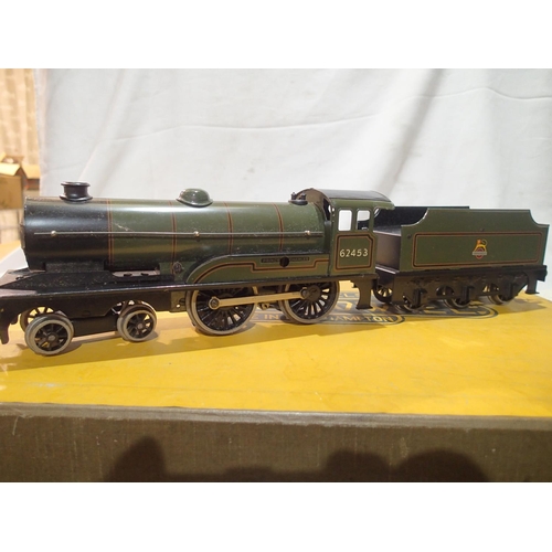 2099 - O gauge Bassett Lowke set three rail electric, 4.4.0 and tender Prince Charles, Green, 62453, Early ... 