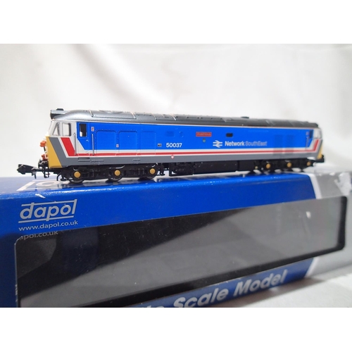 2127 - N gauge Dapol class 50, Illustrious, 50037, Network South East in excellent to near mint condition, ... 