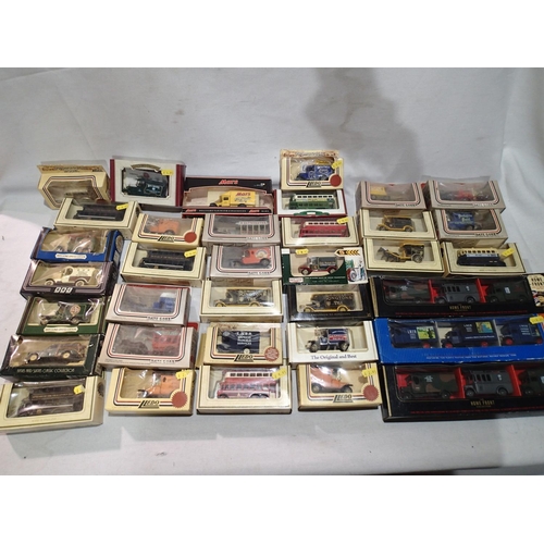 2176 - Thirty five Lledo die cast vehicles, including triple sets and promos, mostly in excellent condition... 